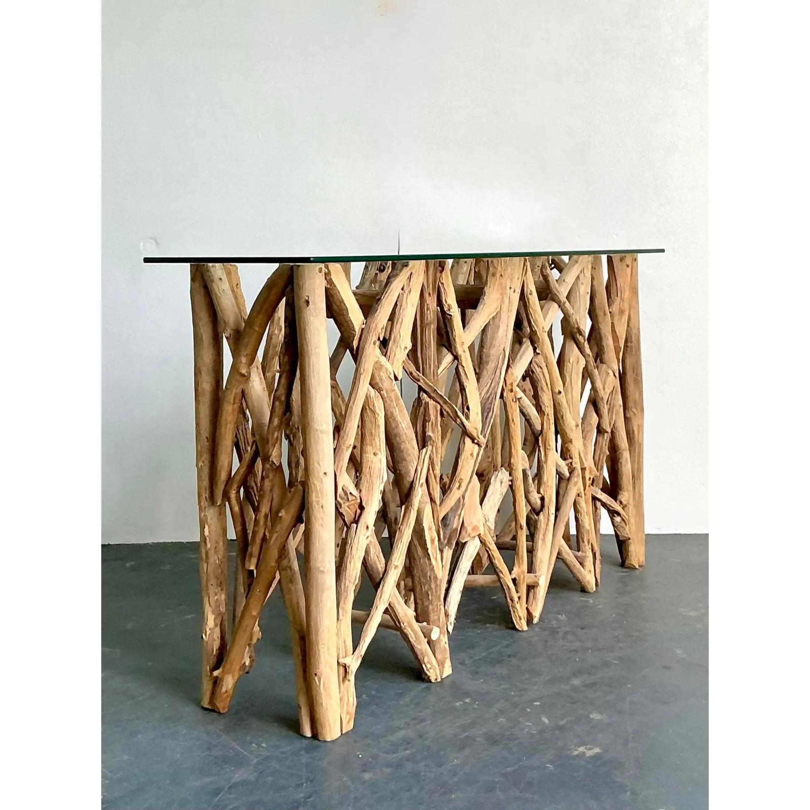 Vintage Boho Twisted Branch Console Table — additional photo 3