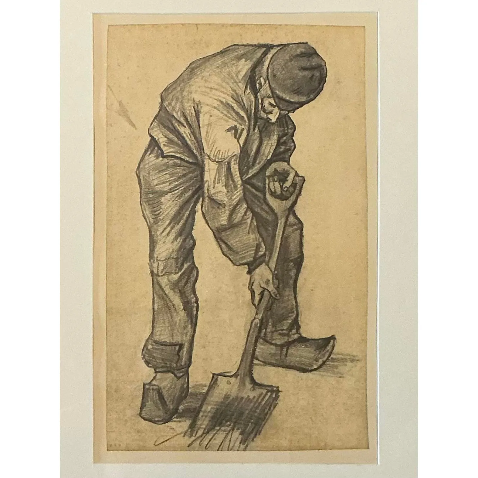 Vintage Boho Van Gogh “Man With a Spade” Print — additional photo 1