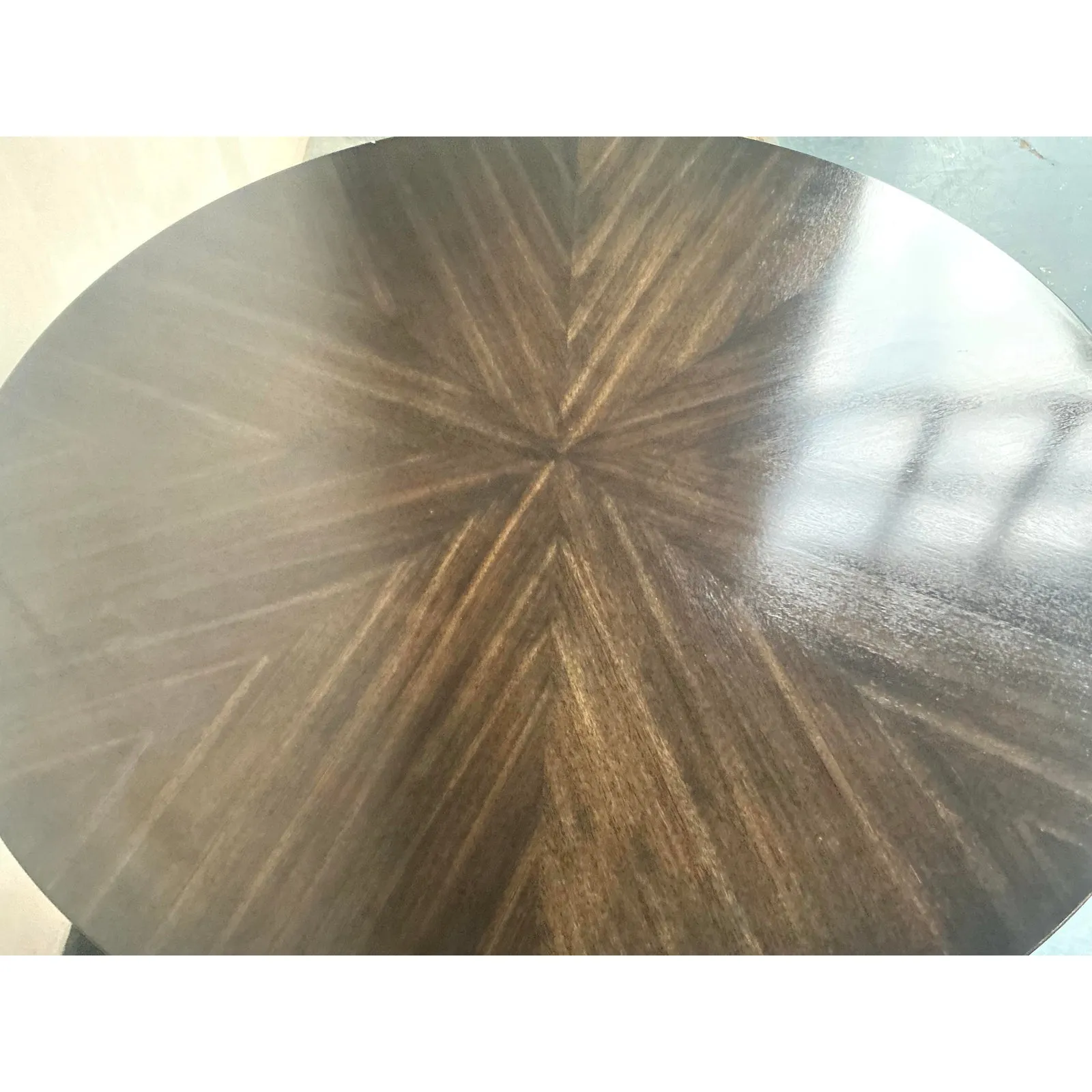 Vintage Boho Vangaurd Pedestal Dining Table — additional photo 2