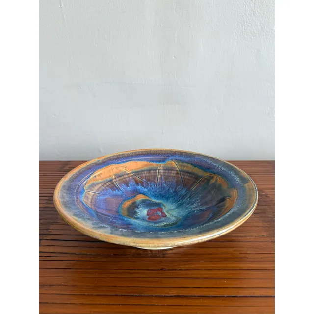 Vintage Boho Vibrant Ceramic Bowl — additional photo 3
