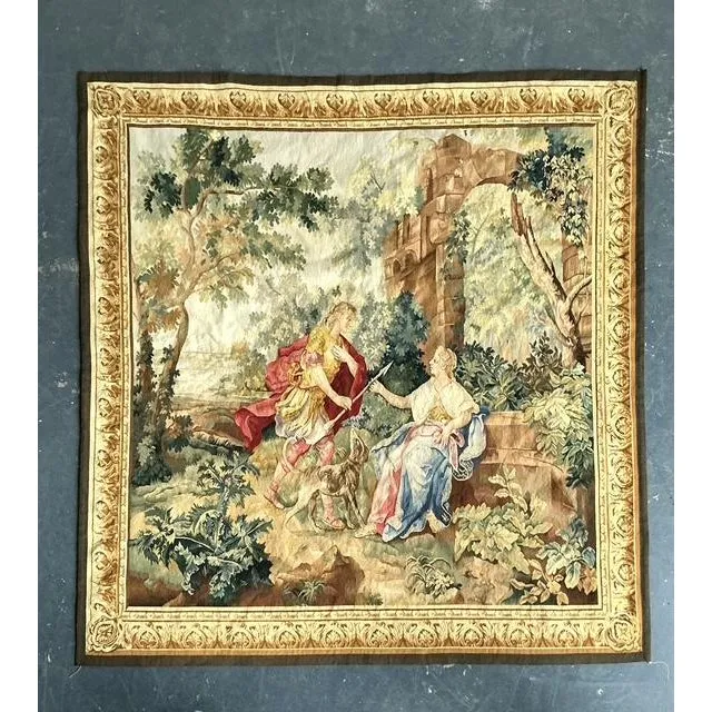 Vintage Boho Woven Renaissance Tapestry — additional photo 1