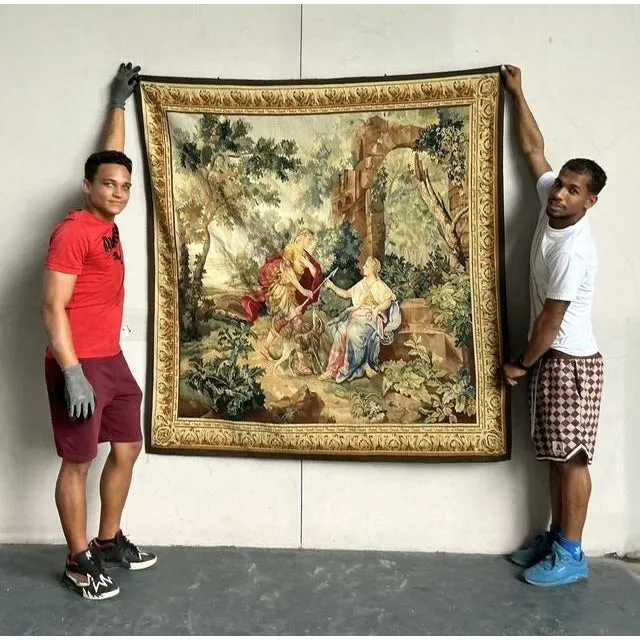 Vintage Boho Woven Renaissance Tapestry — additional photo 2