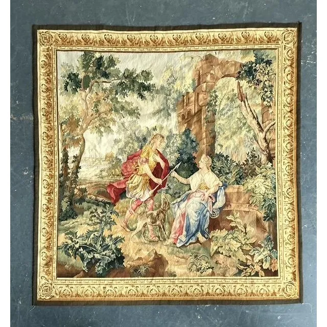 Vintage Boho Woven Renaissance Tapestry — additional photo 4