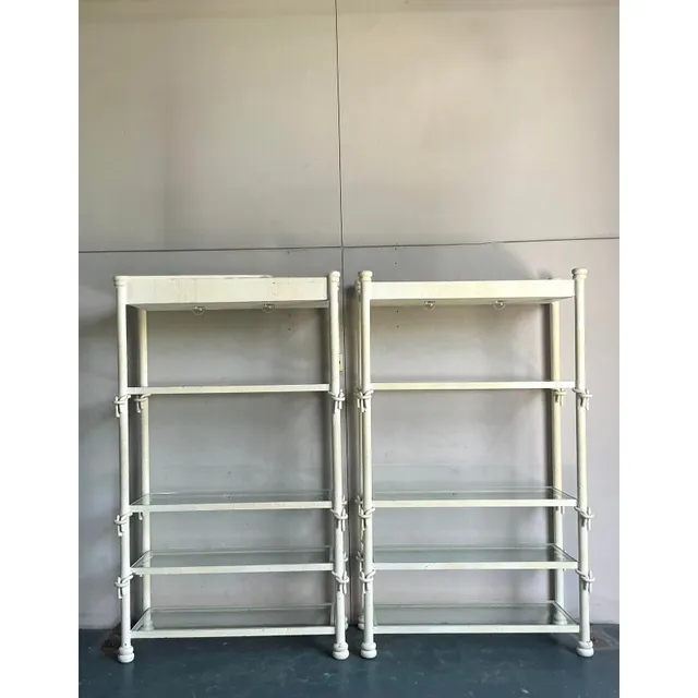 Vintage Boho Wrought Iron Knot Etagere - A Pair — additional photo 5