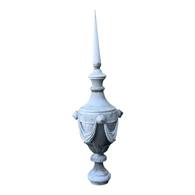 Vintage Boho Zinc Architectural Spire — additional photo 1