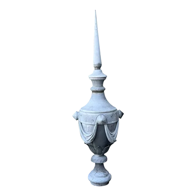 Vintage Boho Zinc Architectural Spire — additional photo 2