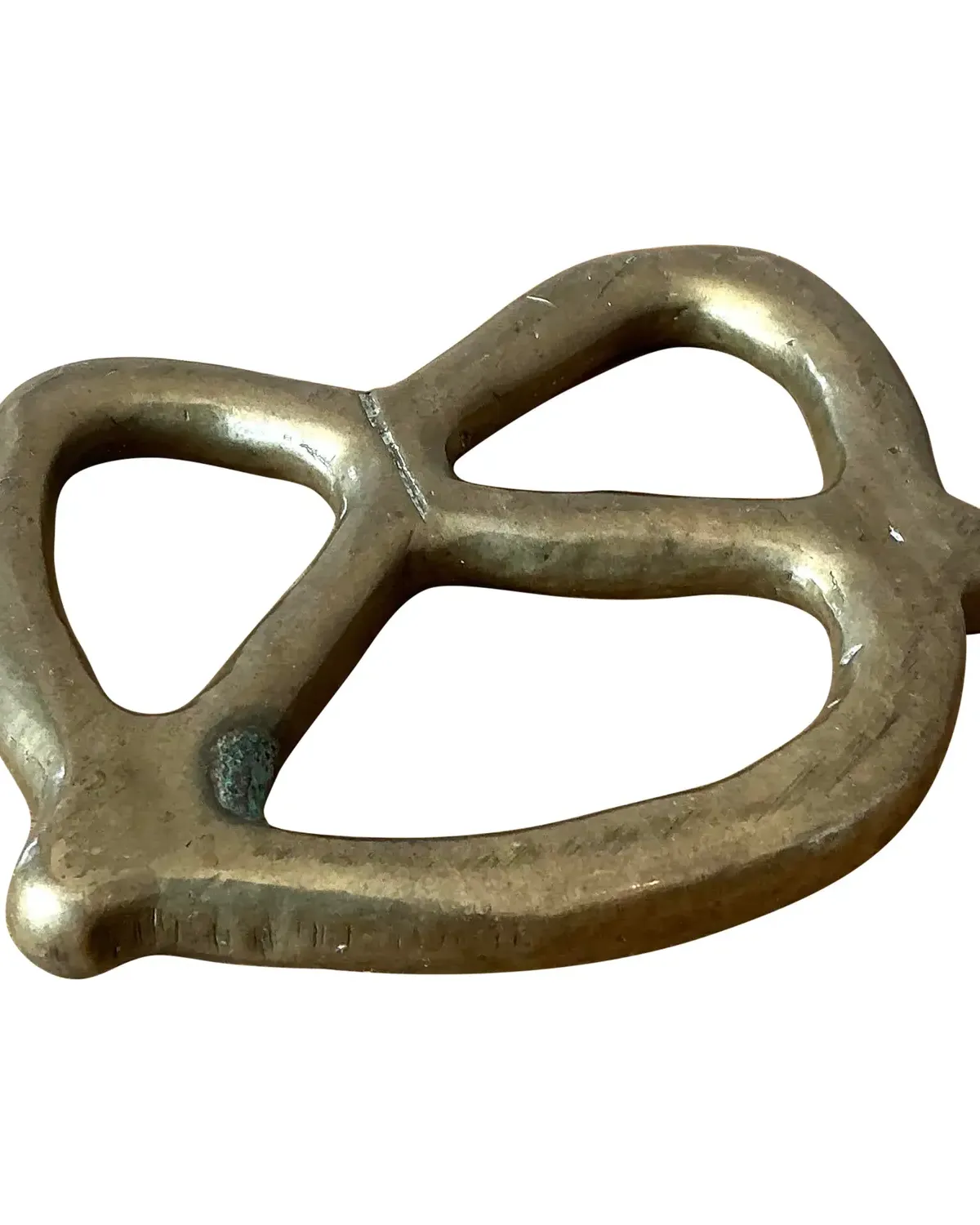 Vintage Brass Pretzel