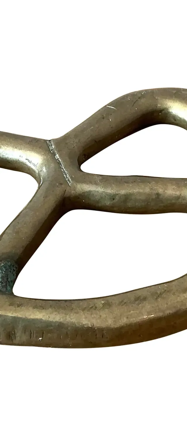 Vintage Brass Pretzel