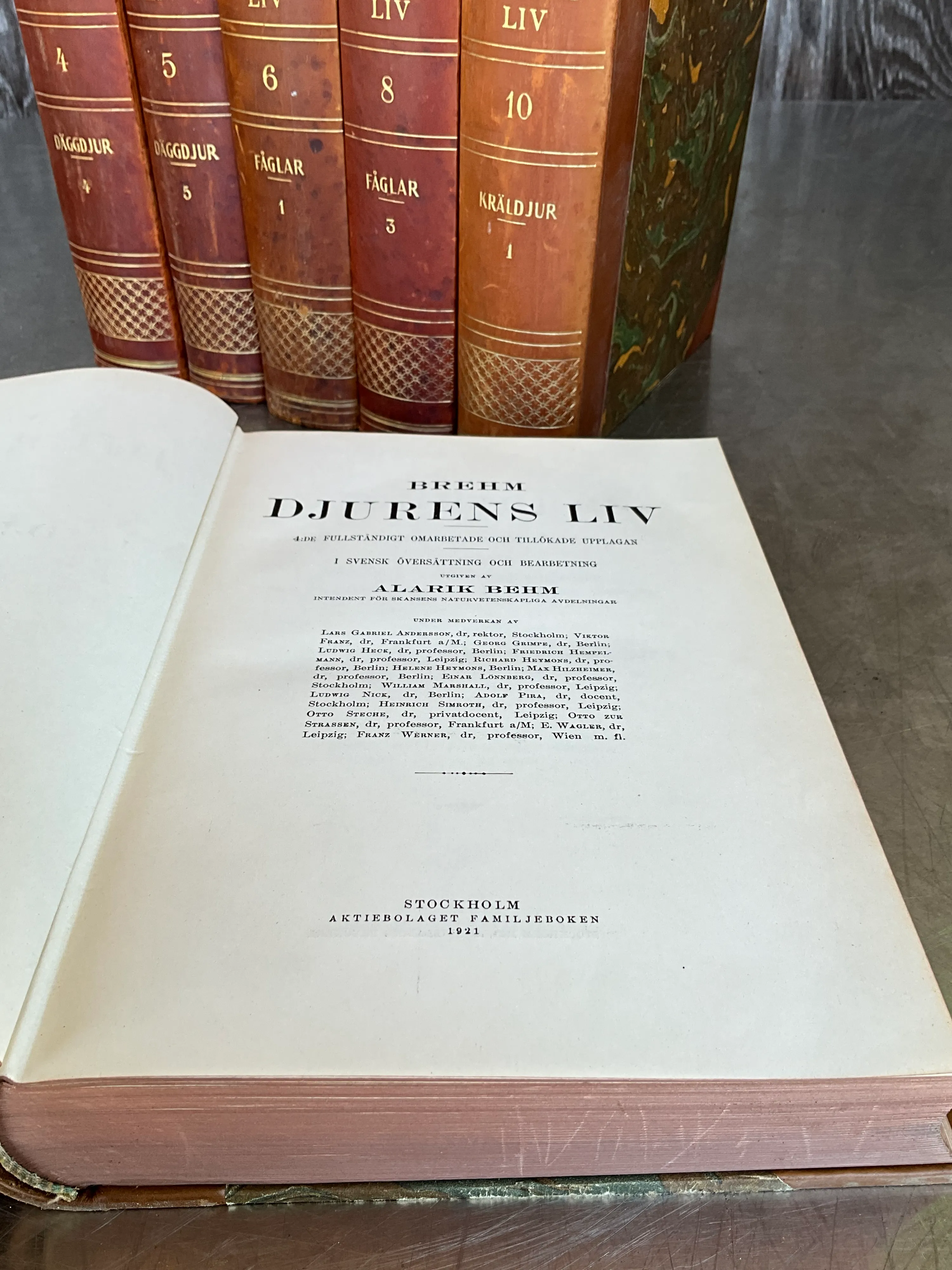 Vintage Brehm Djurens Liv- Set of 6 — additional photo 3