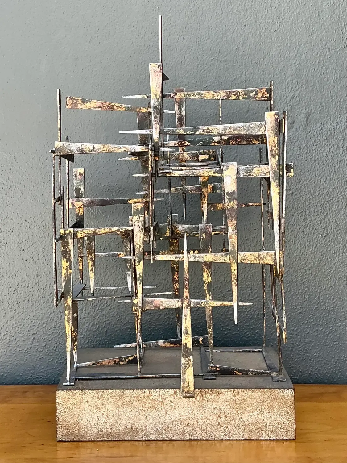 Vintage Brutalist Abstract Sculpture — additional photo 2