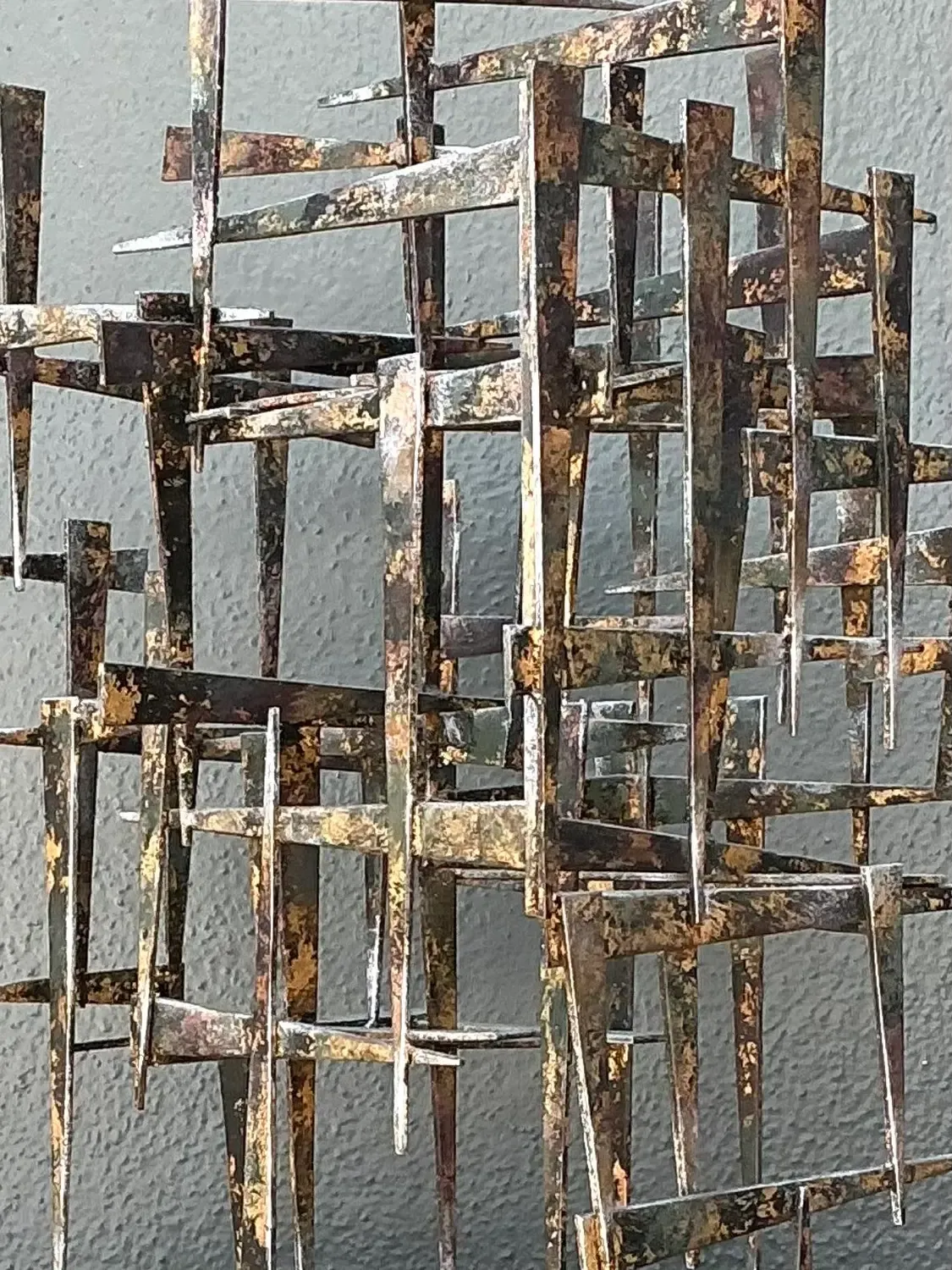 Vintage Brutalist Abstract Sculpture — additional photo 5