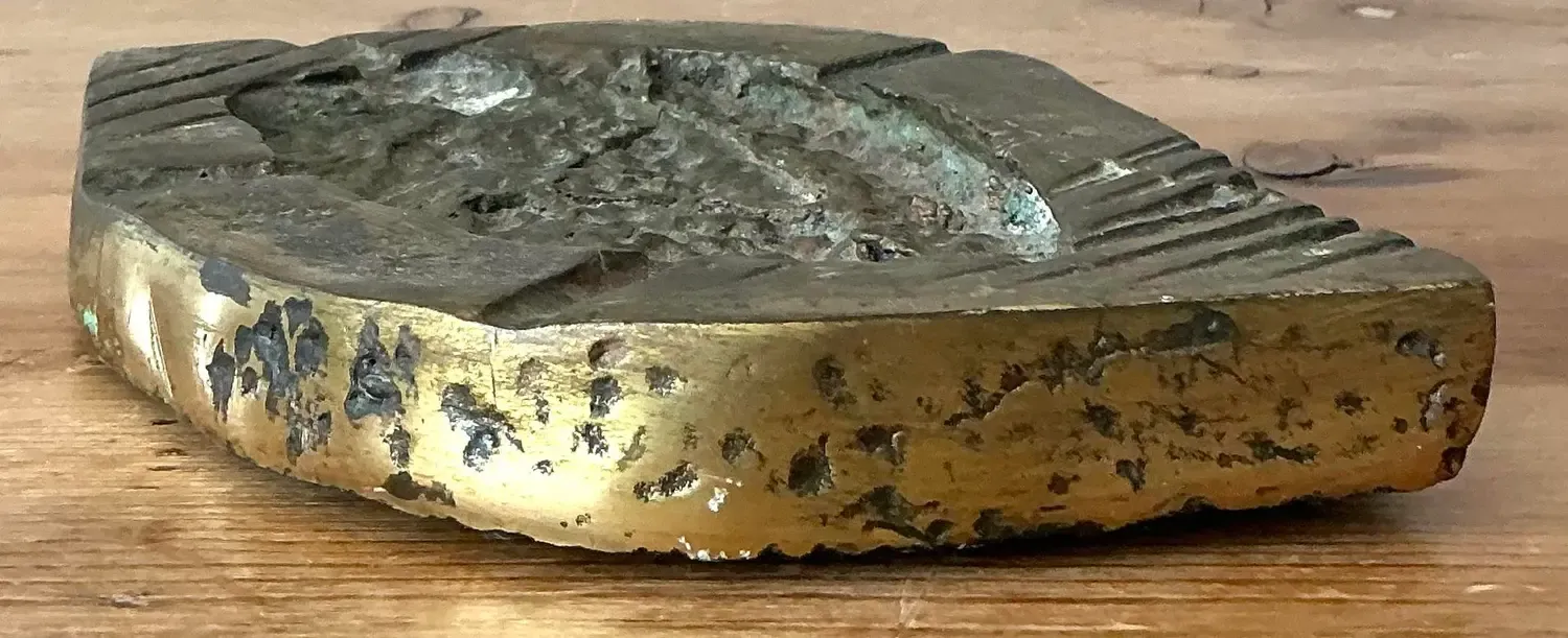 Vintage Brutalist Leaf Ashtray — additional photo 5