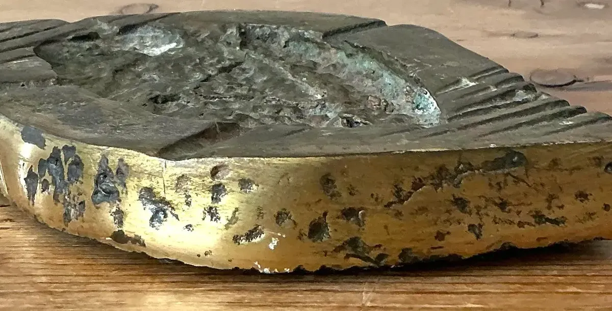 Vintage Brutalist Leaf Ashtray — additional photo 4