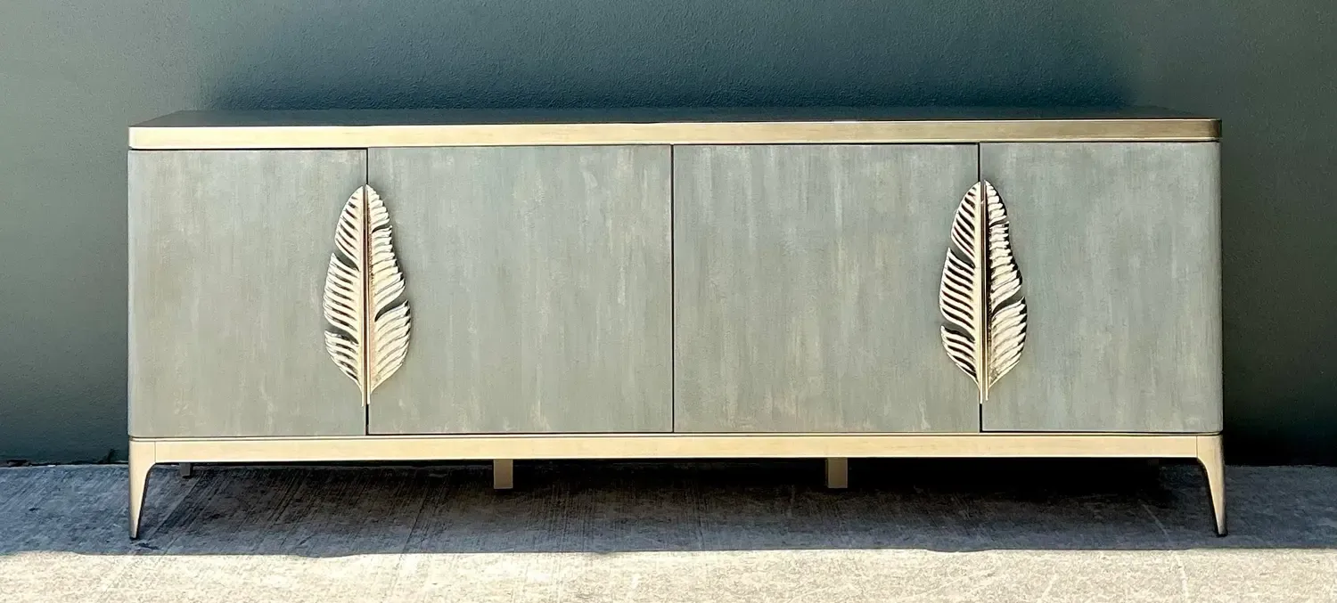 Vintage Caracole Leaf Credenza — additional photo 8