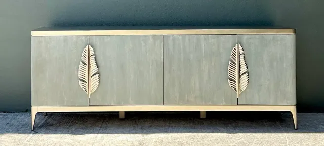 Vintage Caracole Leaf Credenza — additional photo 8