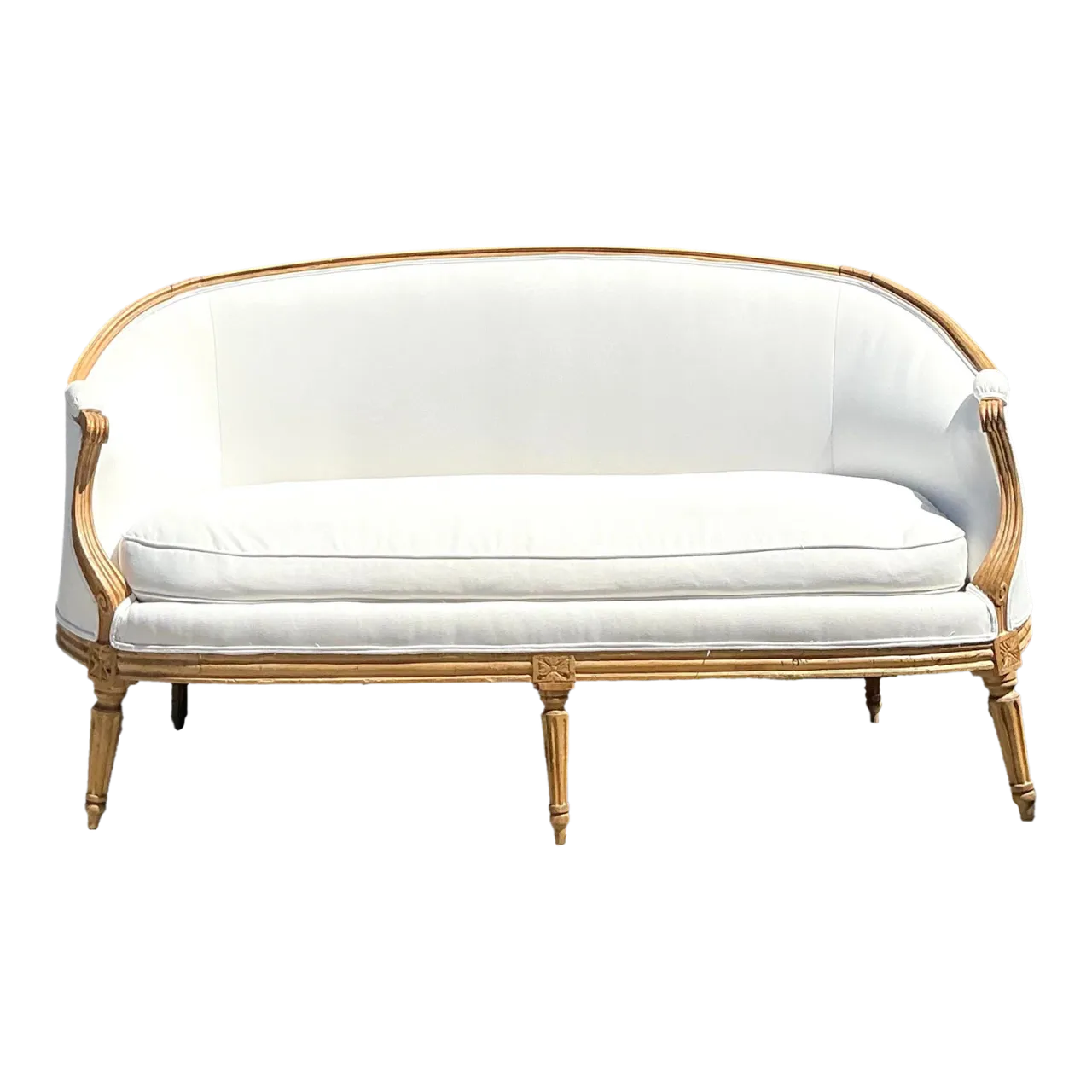 Vintage Carved Canape Sofa