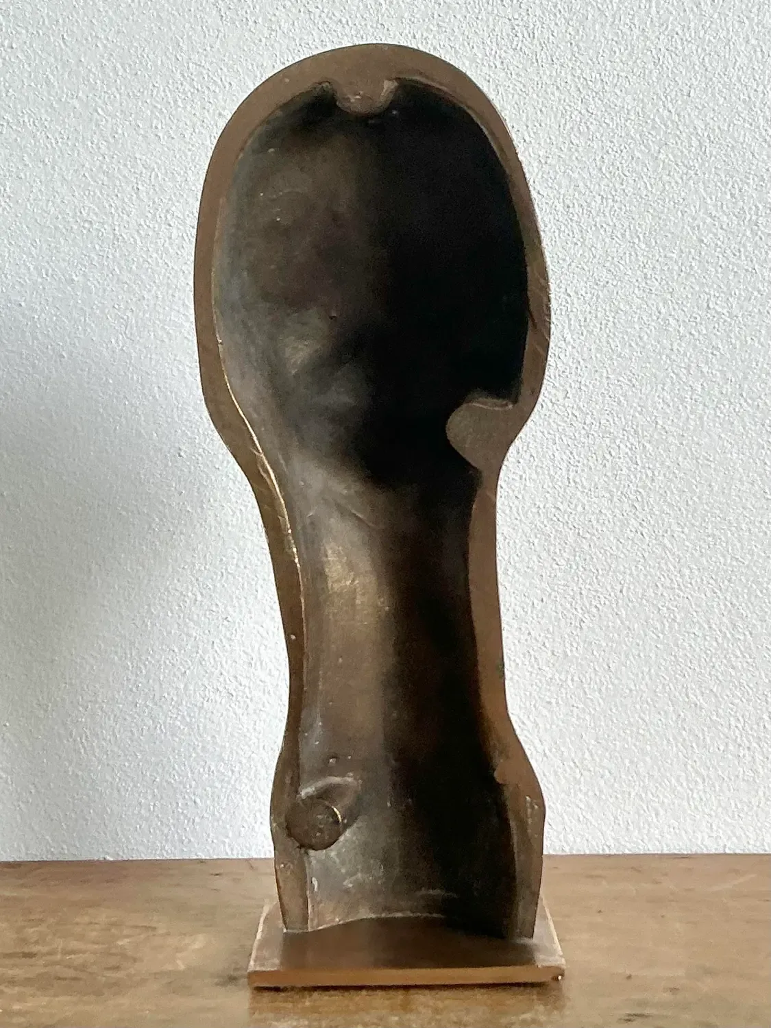 Vintage Charles Delporte Polished Bronze Bust Signed and Numbered — additional photo 4