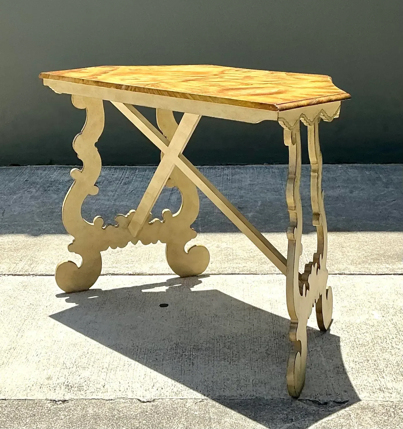 Vintage Chelsea House Hand Painted Console Table — additional photo 3