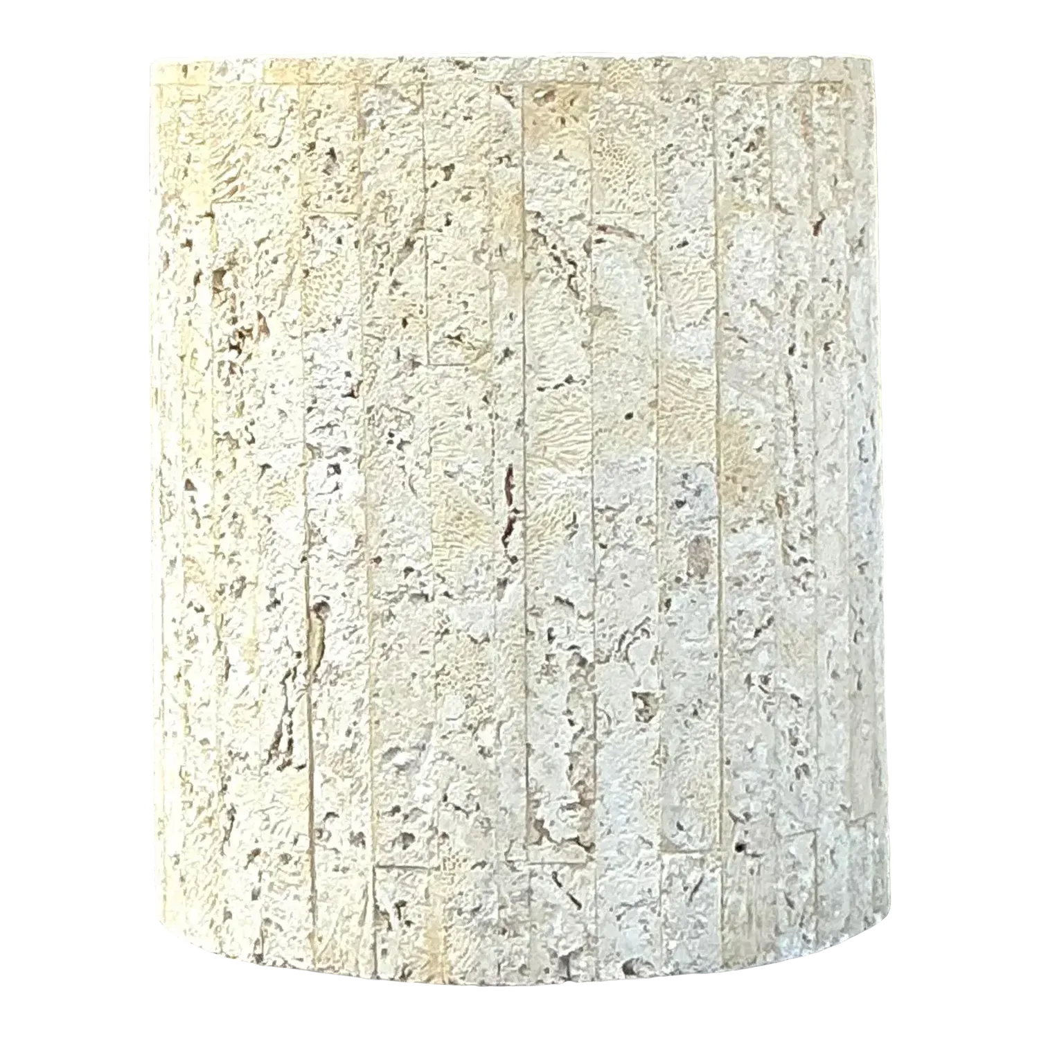 Vintage Coastal Coquina Strip Pedestal — additional photo 3