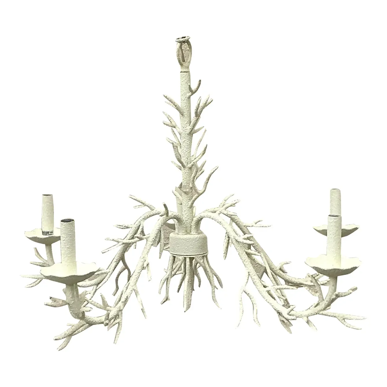 Vintage Coastal Coral Branch Chandelier — additional photo 6
