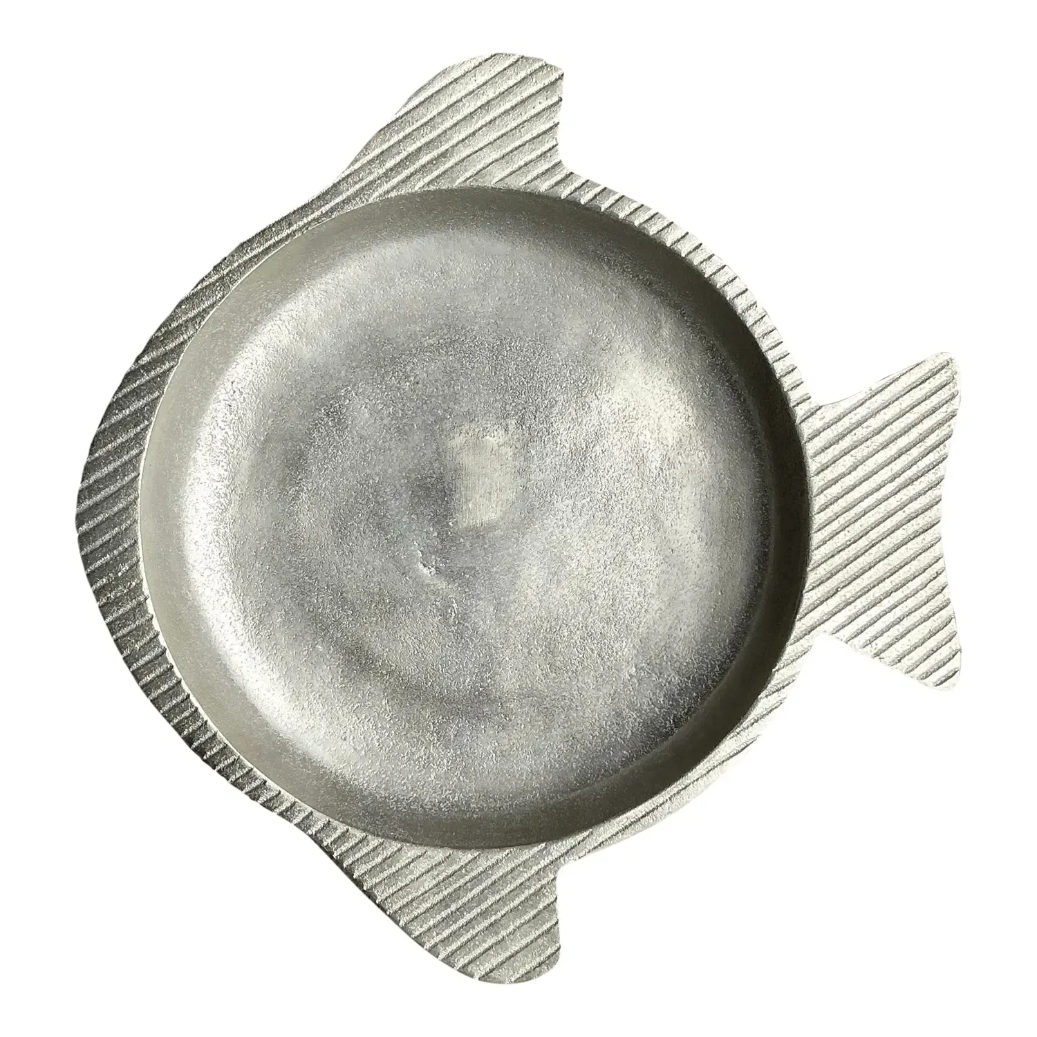 Vintage Coastal Etched Fish Tray