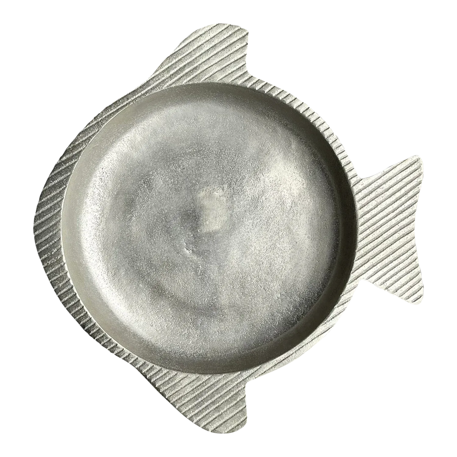Vintage Coastal Etched Fish Tray — additional photo 2