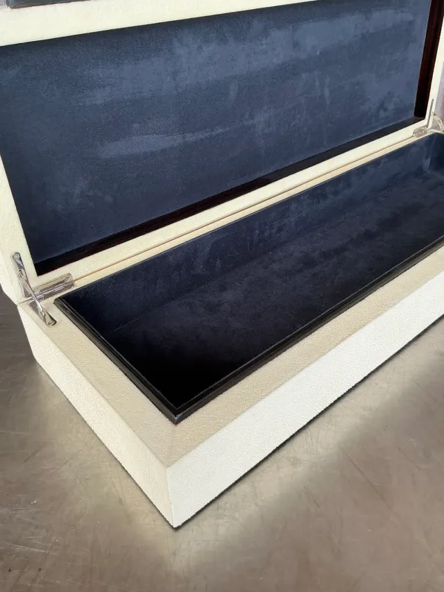 Vintage Coastal Faux Shagreen Long Box — additional photo 8