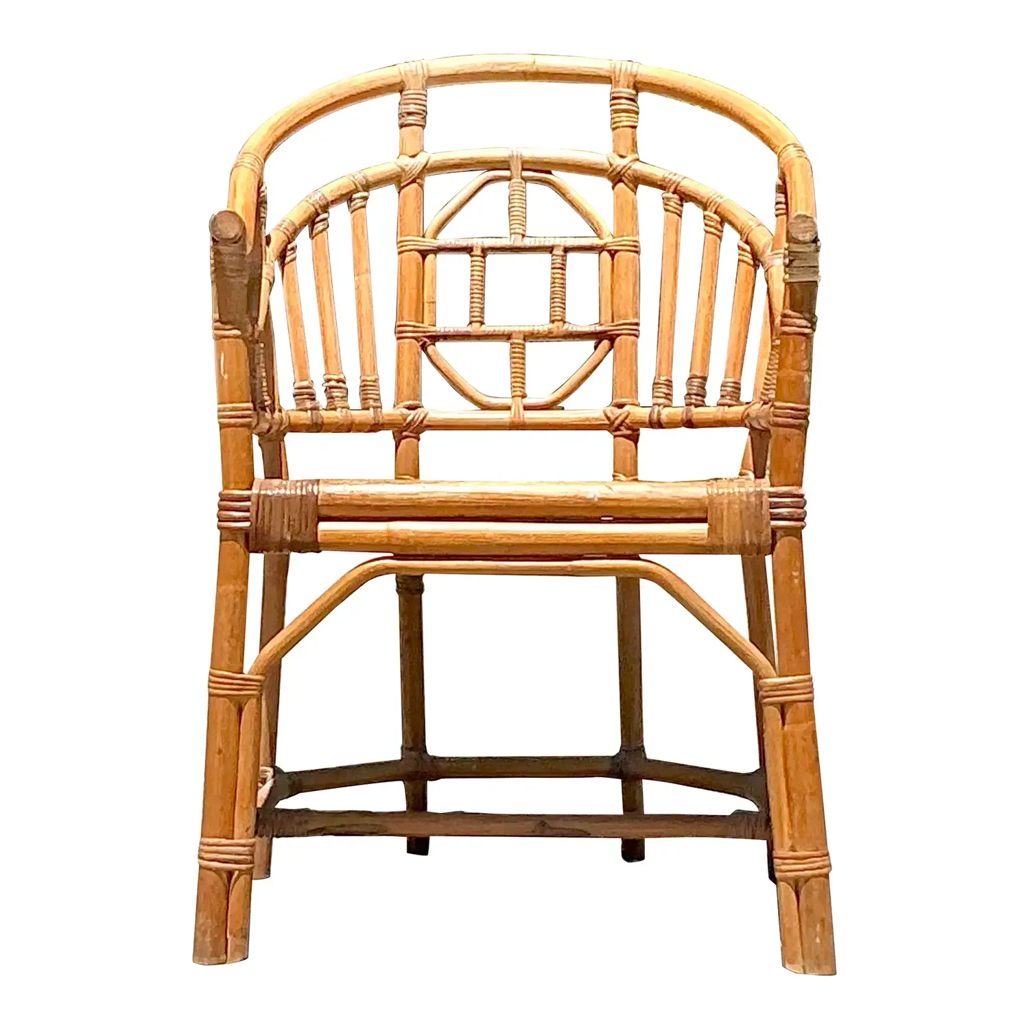 Vintage Coastal Medallion Brighton Chair — additional photo 1