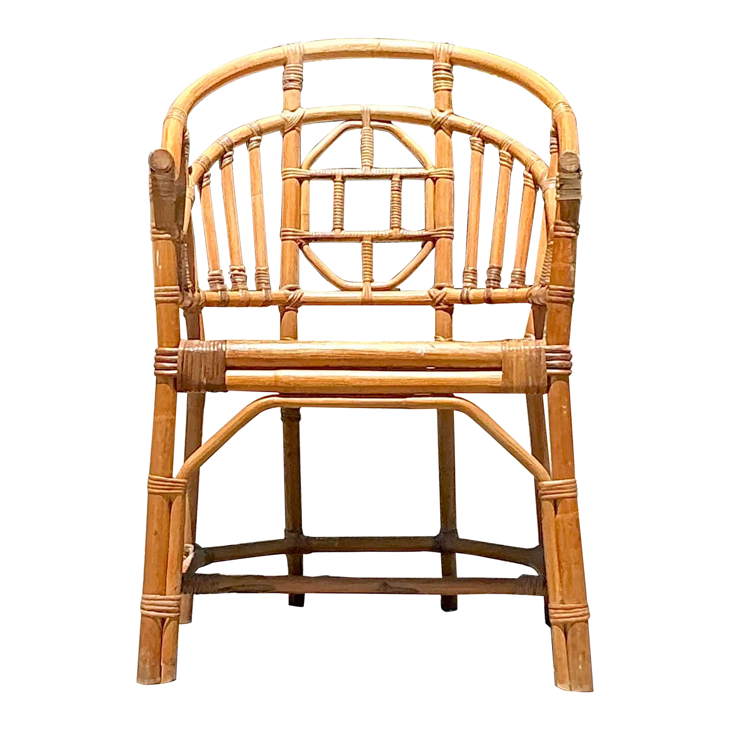 Vintage Coastal Medallion Brighton Chair