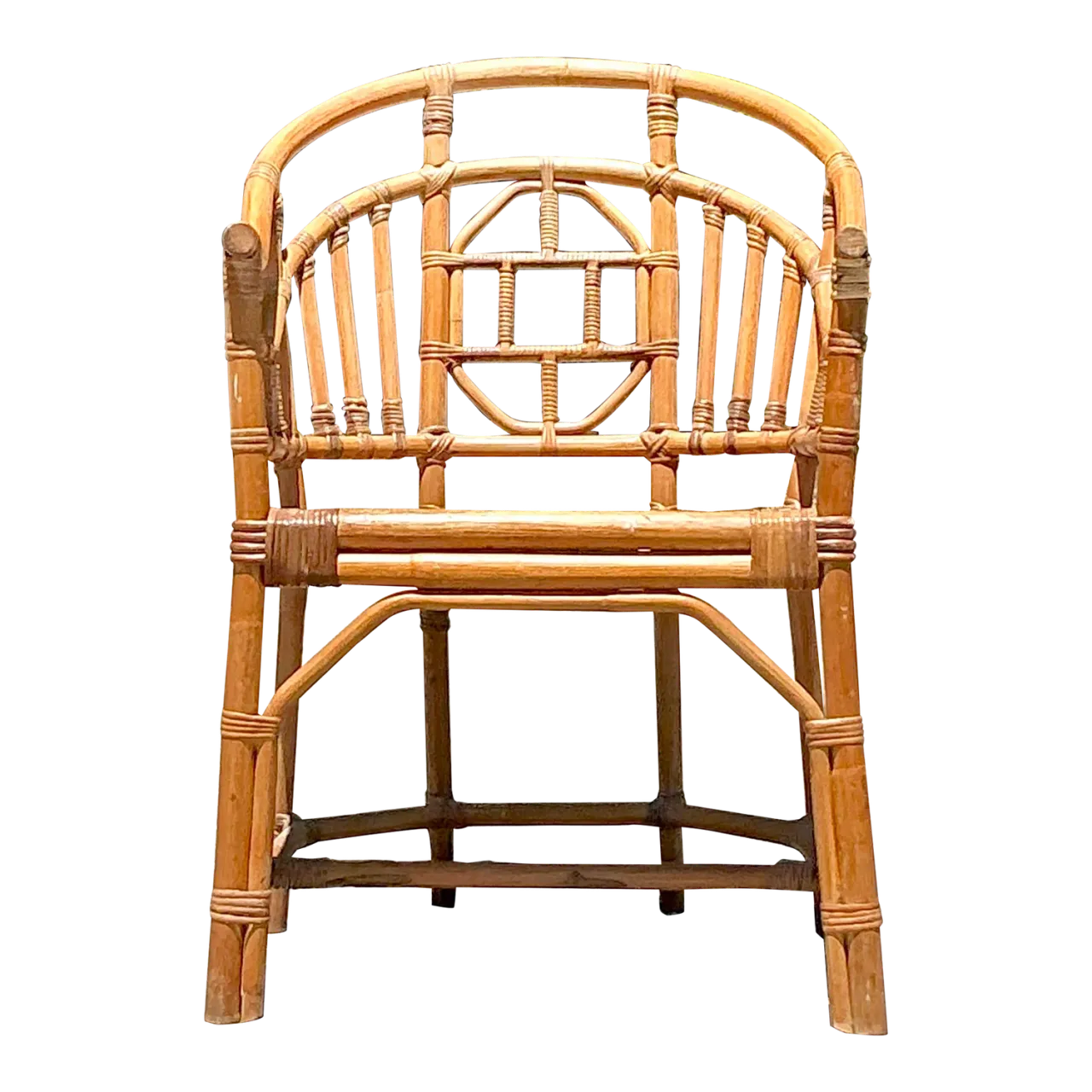 Vintage Coastal Medallion Brighton Chair