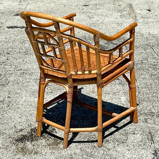 Vintage Coastal Medallion Brighton Chair — additional photo 4
