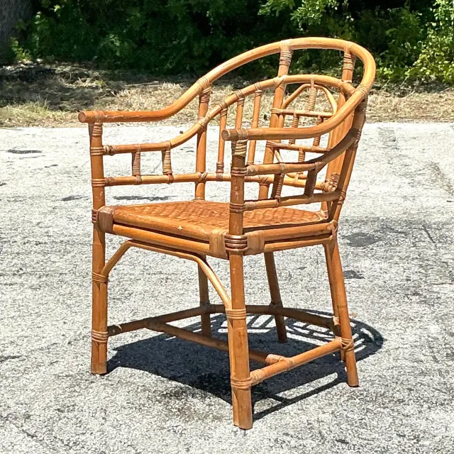 Vintage Coastal Medallion Brighton Chair — additional photo 5