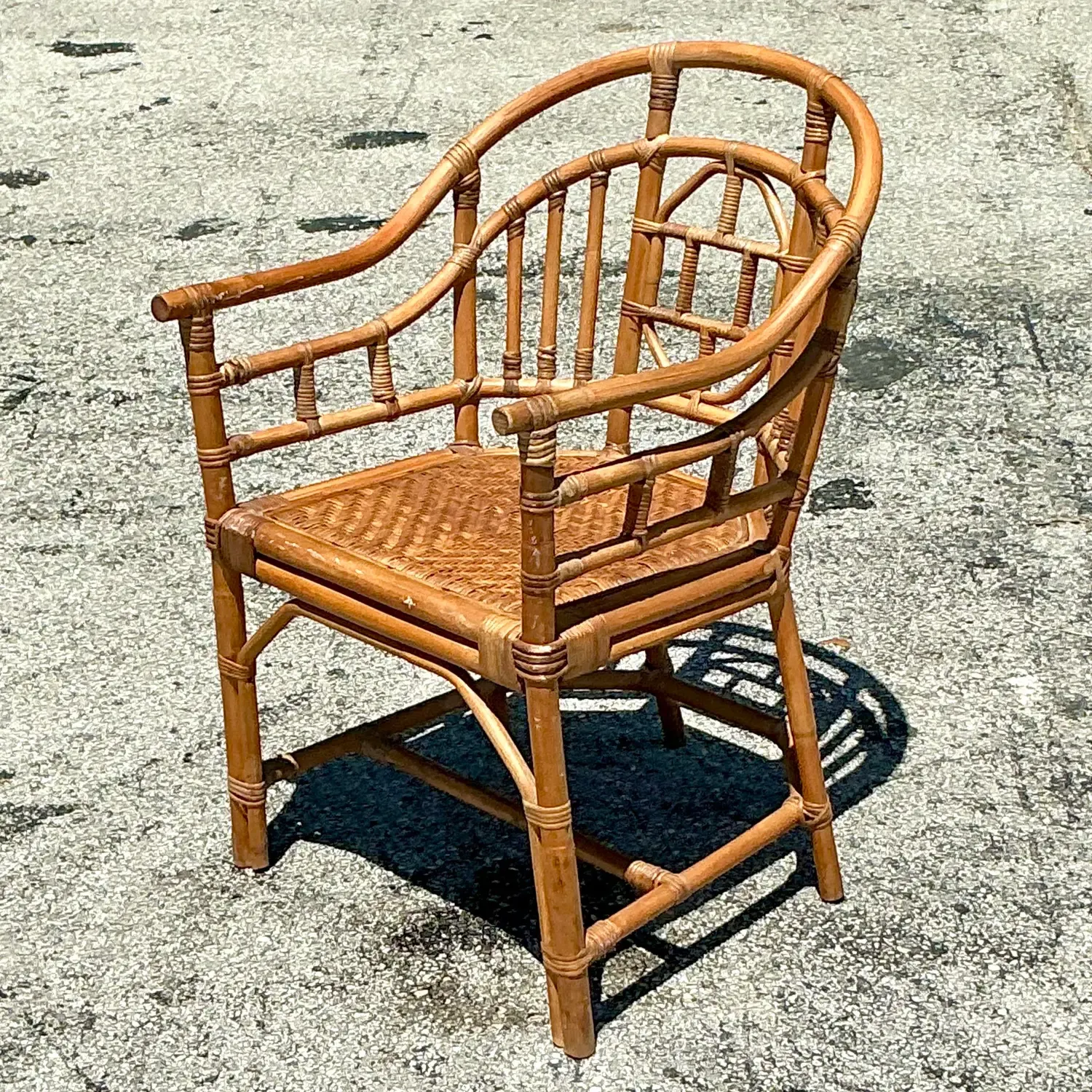 Vintage Coastal Medallion Brighton Chair — additional photo 6