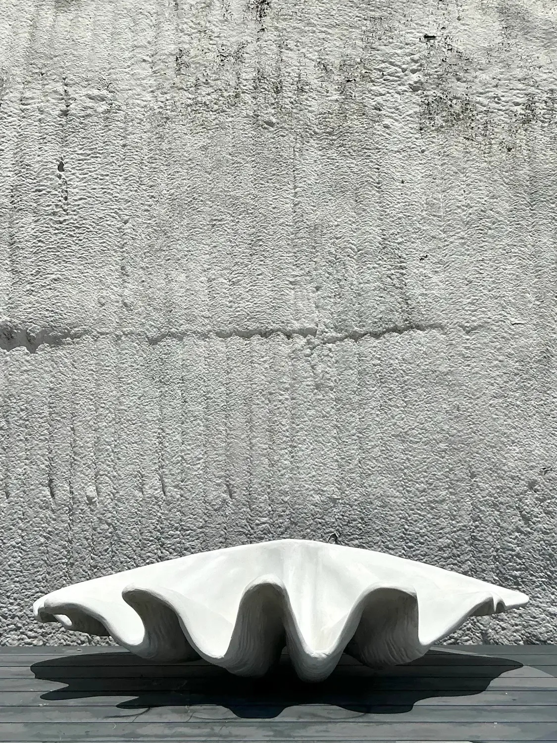 Vintage Coastal Monumental Resin Clamshell — additional photo 2
