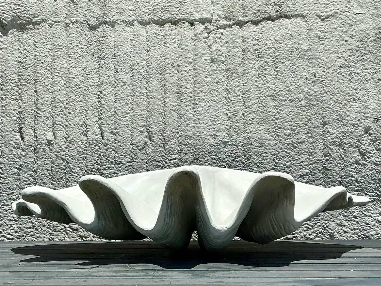 Vintage Coastal Monumental Resin Clamshell — additional photo 6