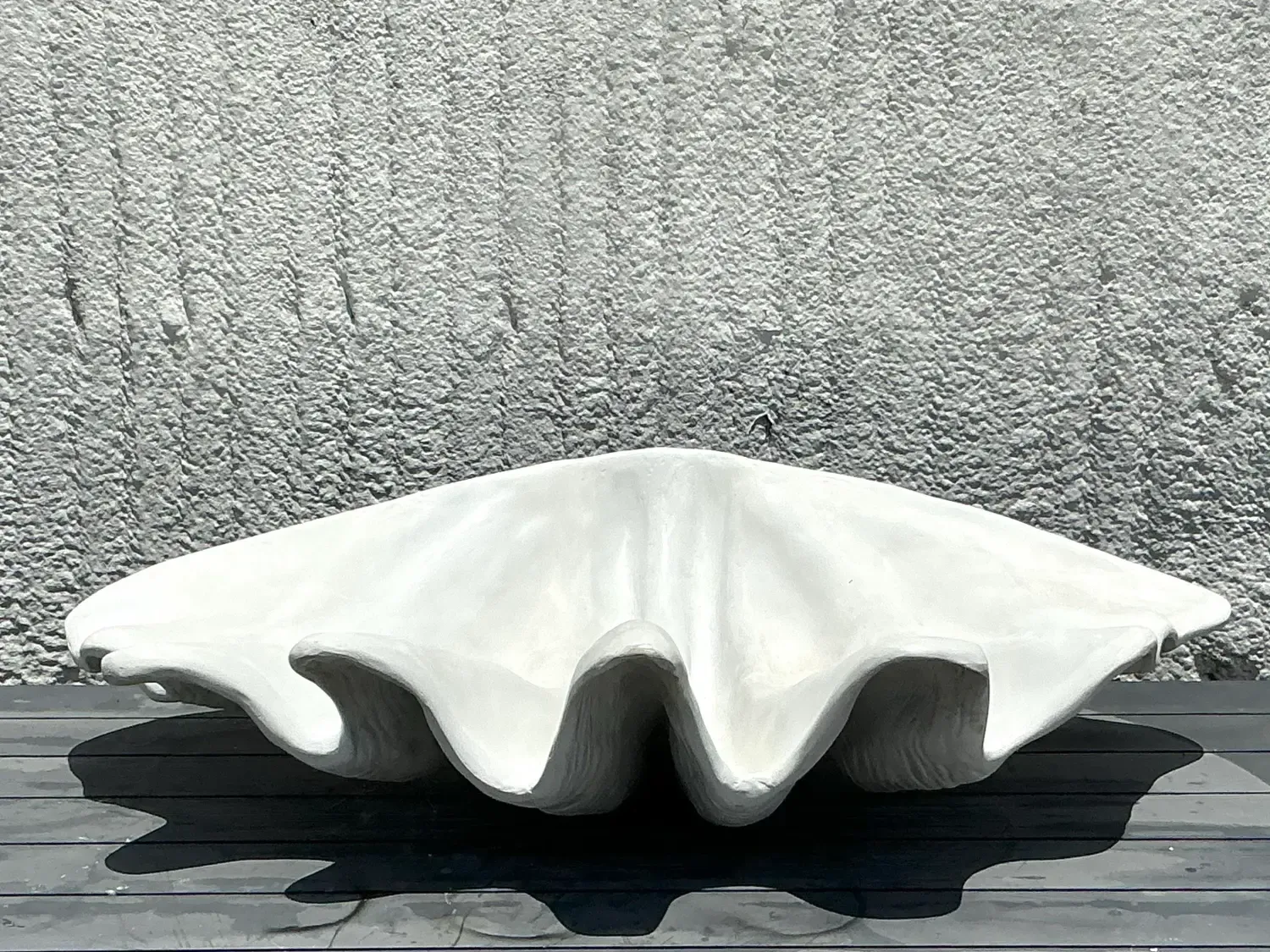 Vintage Coastal Monumental Resin Clamshell — additional photo 7