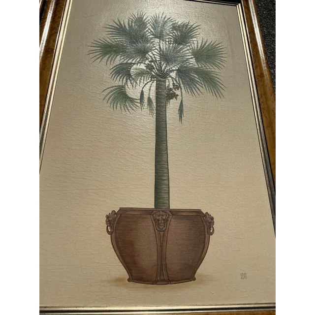 Vintage Coastal Palm Printed - A Pair — additional photo 3
