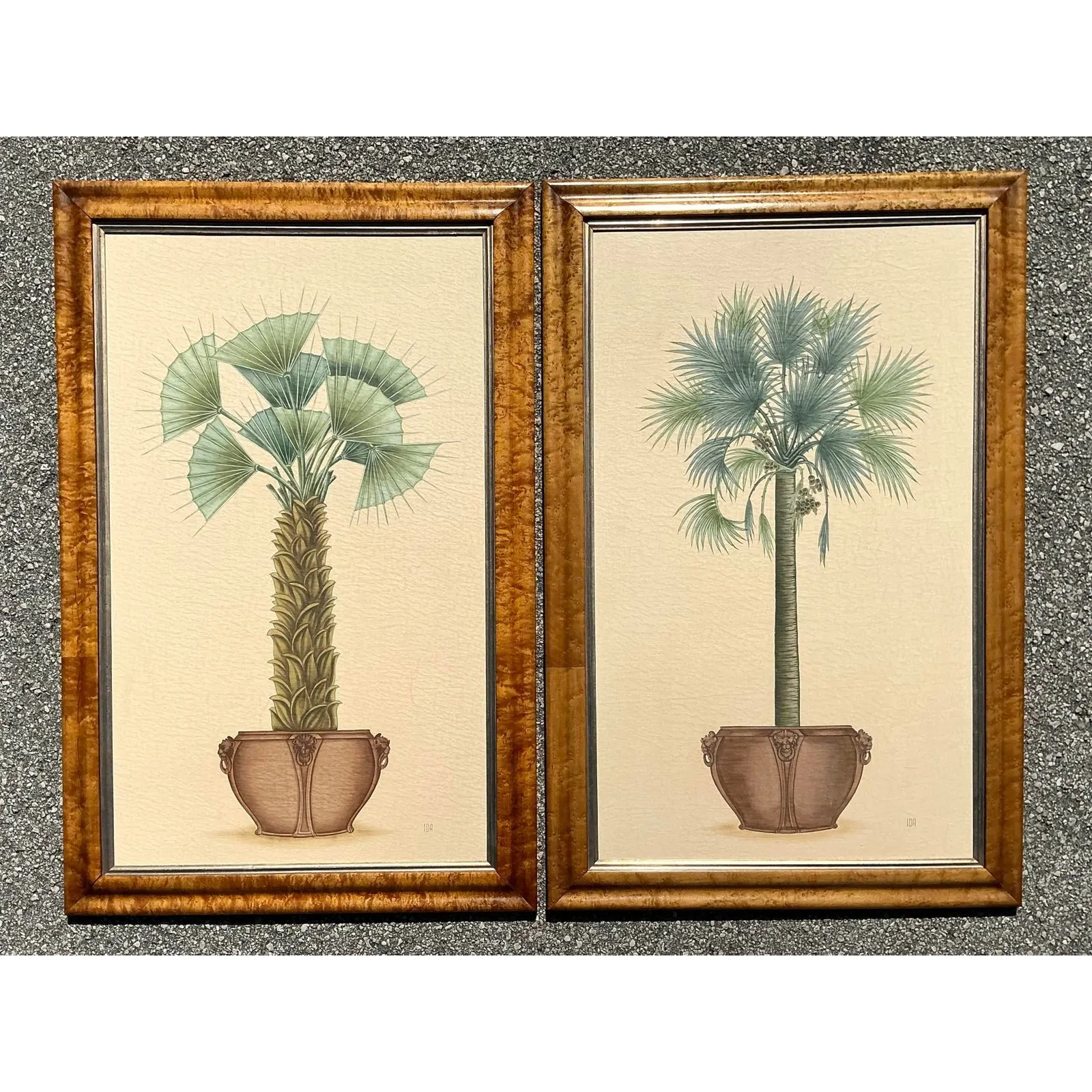 Vintage Coastal Palm Printed - A Pair — additional photo 4