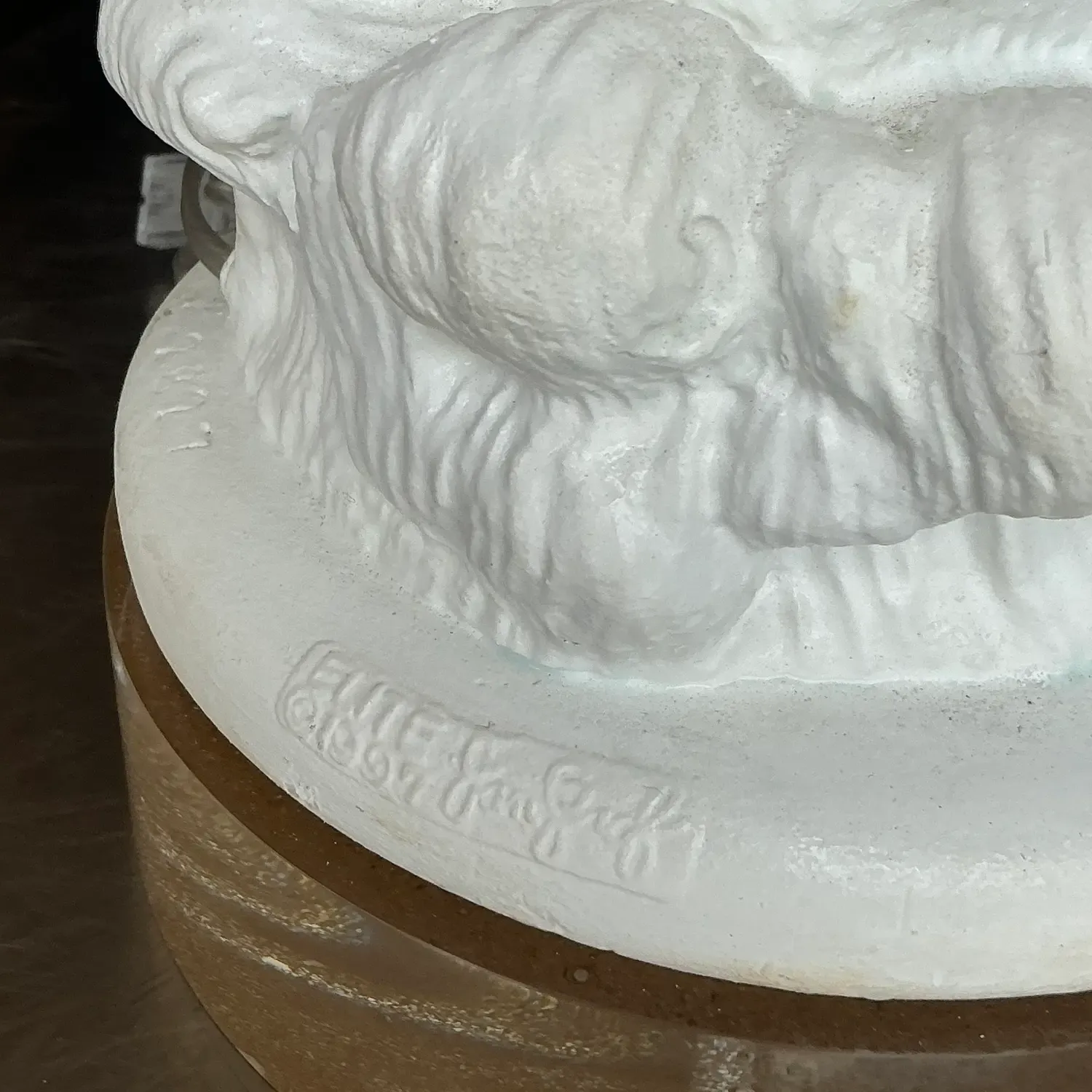 Vintage Coastal Plaster Conch Shell Lamps - Set of Two — additional photo 4