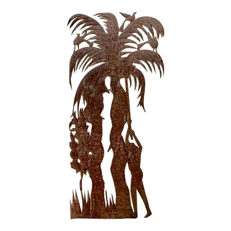 Vintage Coastal Punch Cut Palm Tree — additional photo 5