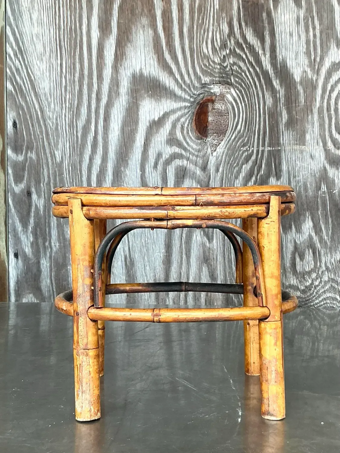 Vintage Coastal Split Bamboo Small Riser — additional photo 7