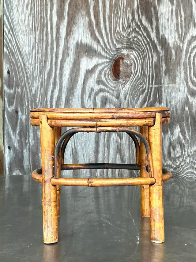Vintage Coastal Split Bamboo Small Riser — additional photo 7