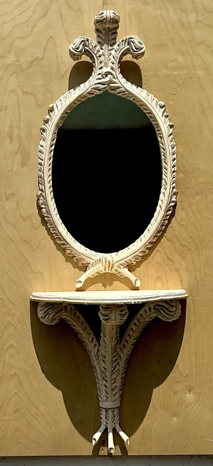 Vintage Console Wall Table With Mirror — additional photo 5