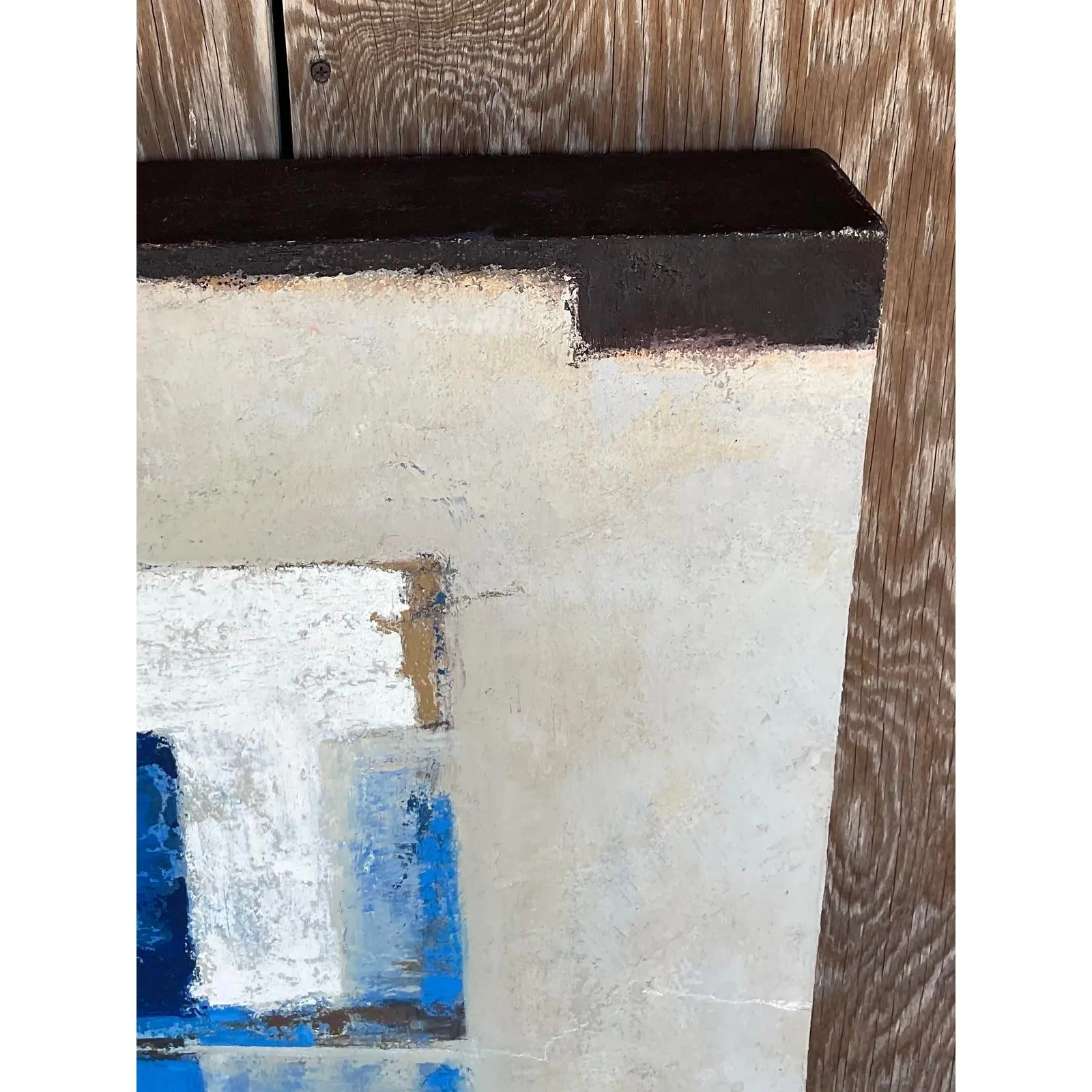 Vintage Contemporary Abstract Original Oil Painting Signed Alvarez 08 — additional photo 3