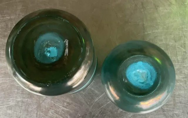 Vintage Contemporary Art Glass Ombre Vases - Set of 2 — additional photo 4