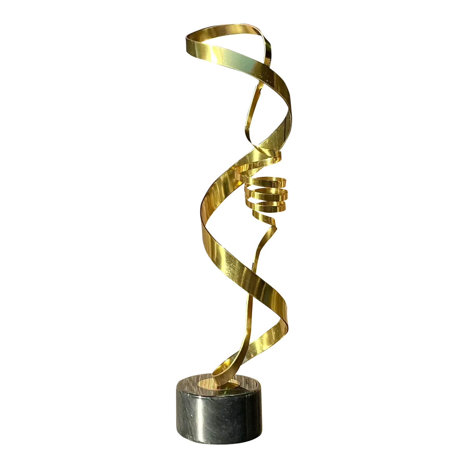 Vintage Contemporary Curtis Jere Brass Sculpture — additional photo 2