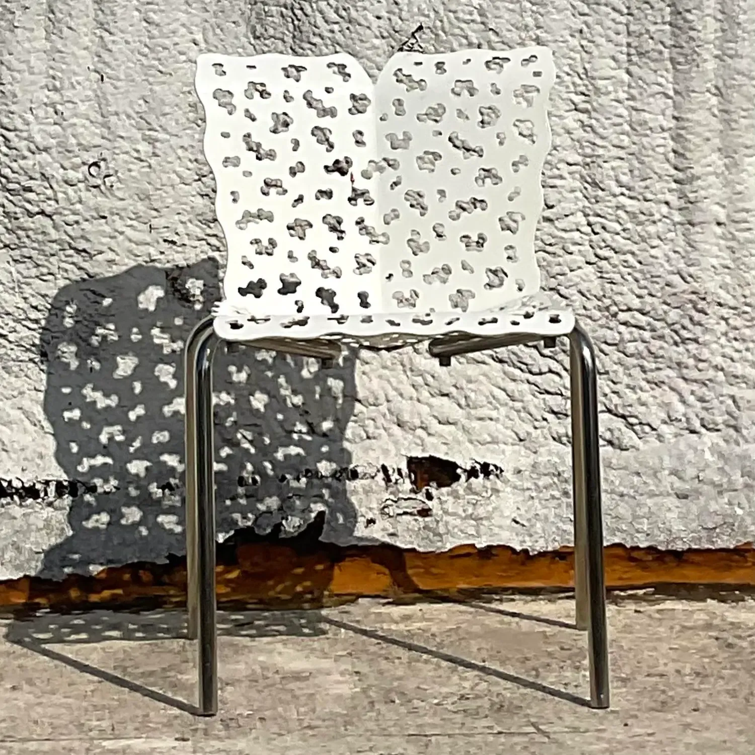Vintage Contemporary Cutout Topiary Chair After Richard Schultz — additional photo 2