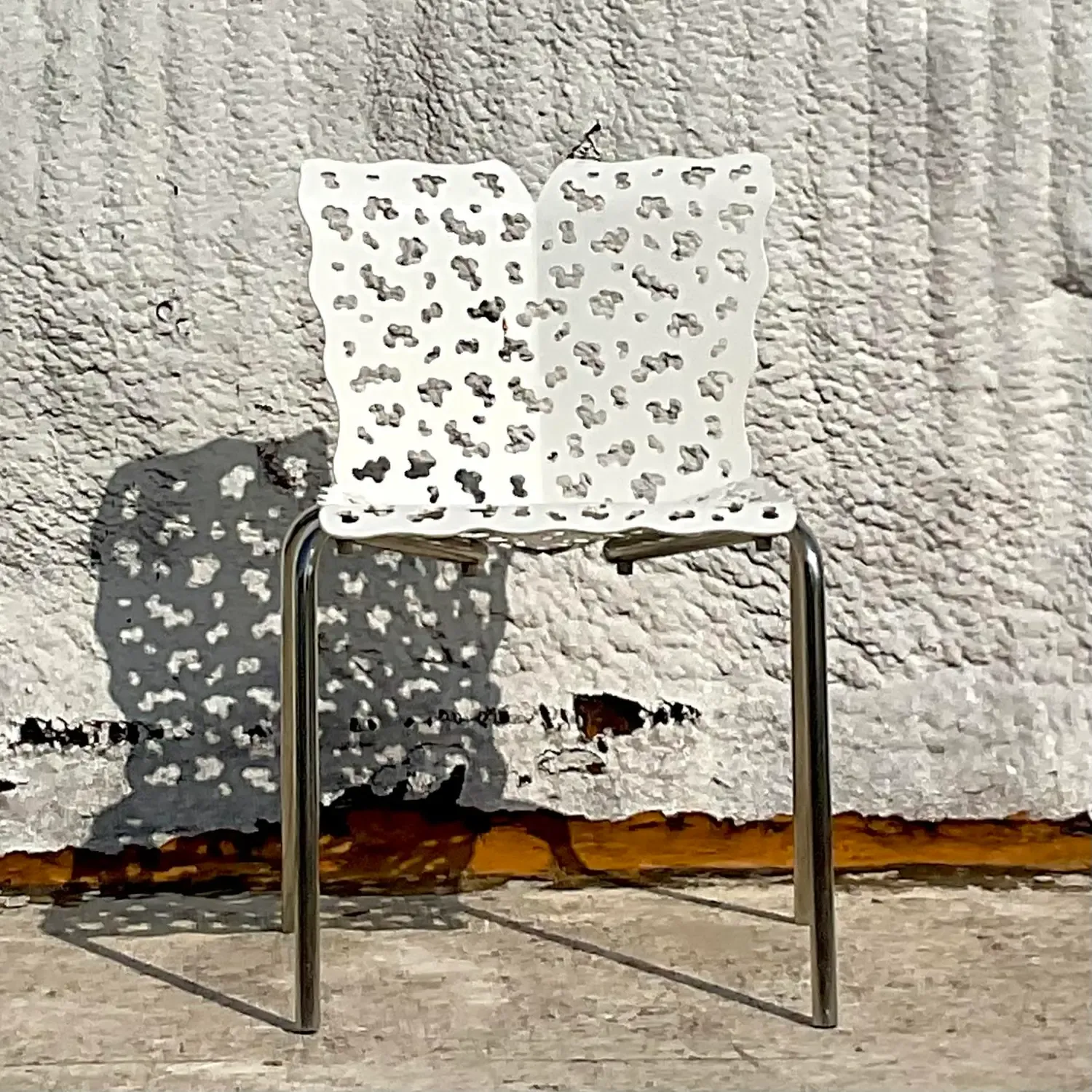 Vintage Contemporary Cutout Topiary Chair After Richard Schultz — additional photo 6