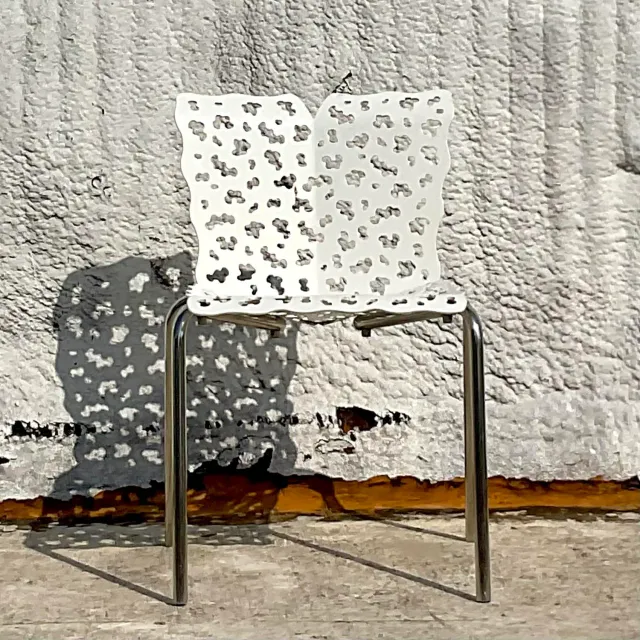 Vintage Contemporary Cutout Topiary Chair After Richard Schultz — additional photo 6