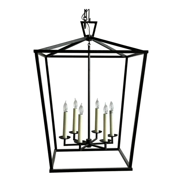 Vintage Contemporary Monumental Frame Lantern — additional photo 1